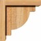 Ekena Millwork Alpine Rough Sawn Corbel w/Backplate, Western Red Cedar, 6"W x 8"D x 8"H COR06X08X08ALP01RWR - alternate 4
